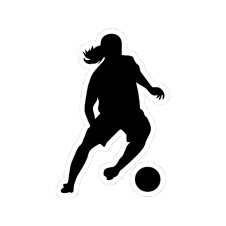 Ronaldinho Bruxo Kiss-Cut Sticker – Silhouette Soccer Decal for Laptops & Water Bottles