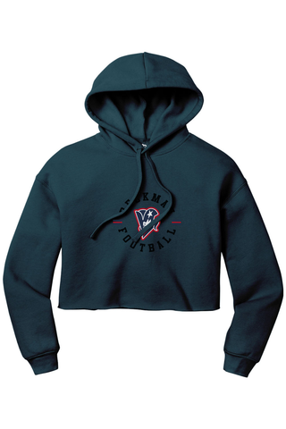 Beckman Patriots Women’s Sponge Fleece Cropped Fleece Hoodie - Lifestyle Classic Pride Edition
