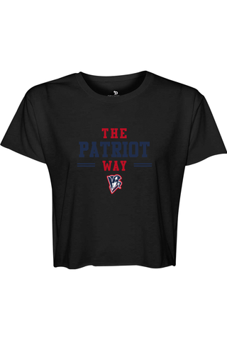 Beckman Patriots Women's Cali Crop - Lifestyle Patriot Way Edition