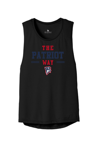 Beckman Patriots Women's Flowy Muscle Tank - Lifestyle Patriot Way Edition