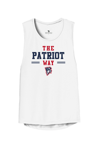 Beckman Patriots Women's Flowy Muscle Tank - Lifestyle Patriot Way Edition