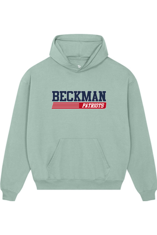 Beckman Patriots Unisex Cooper Dry Hooded Sweatshirt - Lifestyle Varsity Heritage Edition