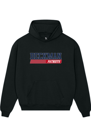 Beckman Patriots Unisex Cooper Dry Hooded Sweatshirt - Lifestyle Varsity Heritage Edition
