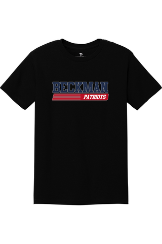 Beckman Patriots Unisex Heavyweight Cotton Tee - Lifestyle Varsity Heritage Edition