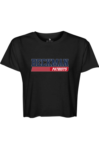 Beckman Patriots Women's Cali Crop - Lifestyle Varsity Heritage Edition