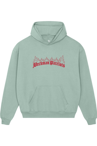 Beckman Patriots Unisex Cooper Dry Hooded Sweatshirt - Lifestyle Burniing Creed Edition