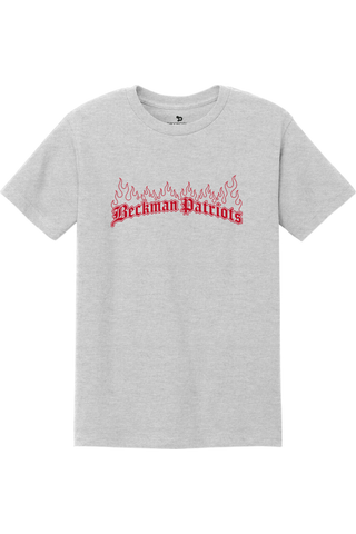 Beckman Patriots Unisex Heavyweight Cotton Tee - Lifestyle Burniing Creed Edition