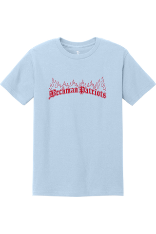 Beckman Patriots Unisex Heavyweight Cotton Tee - Lifestyle Burniing Creed Edition
