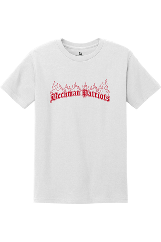 Beckman Patriots Unisex Heavyweight Cotton Tee - Lifestyle Burniing Creed Edition