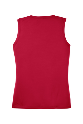 Beckman Patriots Ladies Sleeveless PosiCharge Competitor V-Neck Tee
