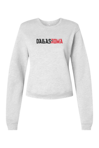 Roma FC Women's Sponge Fleece Classic Crewneck Sweatshirt