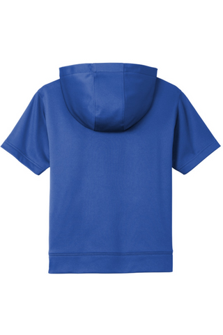 SUMMER SHOWCASE Youth Sport-Wick Fleece Short Sleeve Hooded Pullover