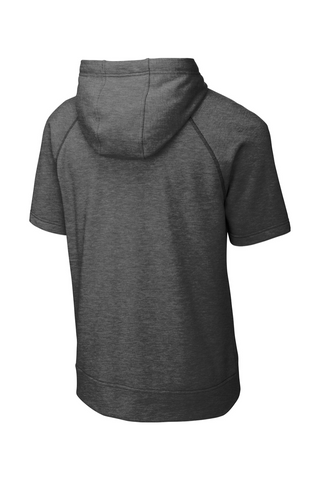 TASCO PosiCharge Tri-Blend Wicking Fleece Short Sleeve Hooded Pullover - Training