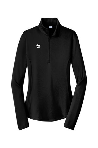 Team D Ladies 1/4-Zip Pullover