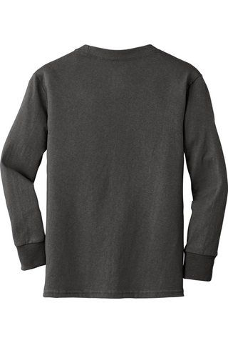 D Crewneck Cotton Long Sleeve Tee
