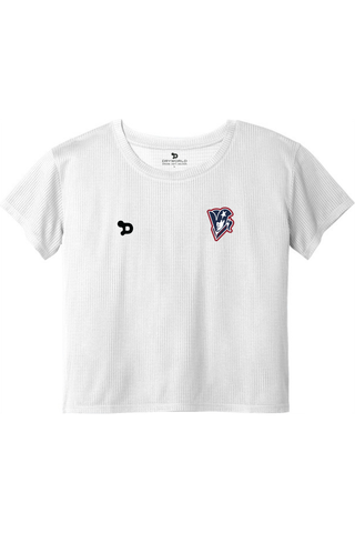 Beckman Patriots Ladies PosiCharge® Draft Crop Tee