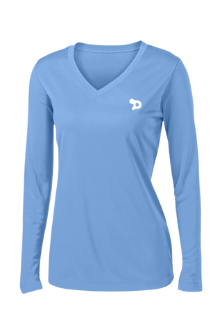 Team D Women's Long Sleeve V-Neck Tee