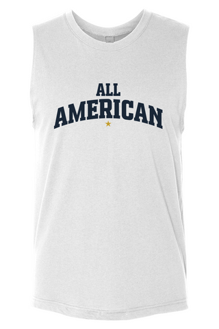 ALL AMERICAN Jersey Muscle Tank - Beyond The Game
