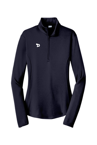 Team D Ladies 1/4-Zip Pullover