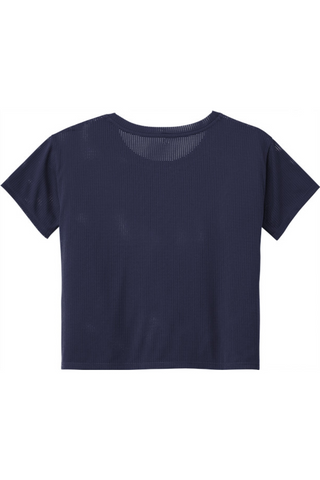 Beckman Patriots Ladies PosiCharge® Draft Crop Tee - Lifestyle Helmet Pride Edition