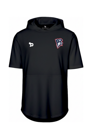 Beckman Patriots Club Short Sleeve Hoodie