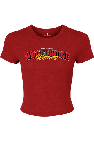 Woodbridge Warriors Women's Micro Rib Baby Tee - Lifestyle