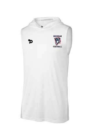 Beckman Football Competitor Sleeveless Hoodie