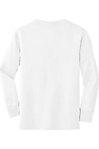 D Crewneck Cotton Long Sleeve Tee