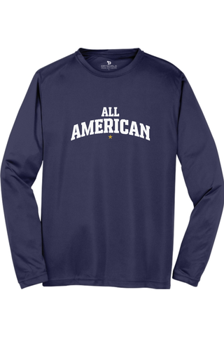 All American Long Sleeve PosiCharge Competitor Tee - Lifestyle Beyond The Game Edition