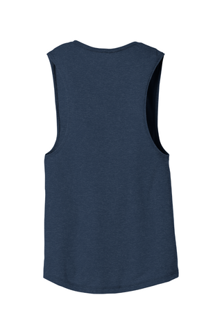 Beckman Patriots Women's Flowy Muscle Tank - Lifestyle Helmet Pride Edition