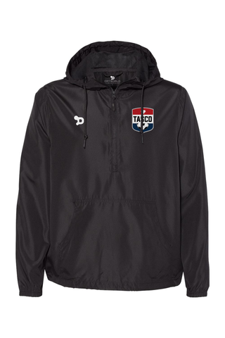 TASCO Unisex Lightweight Quarter-Zip Windbreaker Pullover Jacket - Training