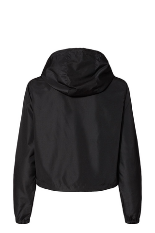 Funk F Box Lightweight Quarter-Zip Pullover Crop Windbreaker - Women's