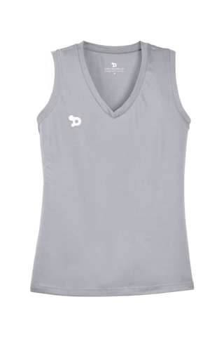 Gridiron Women Sleeveless V-Neck Tee