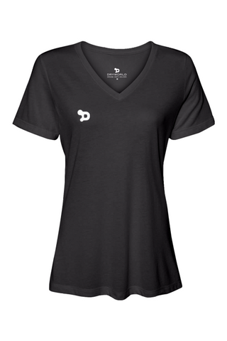 Team D Wmns Relaxed JerseySS V-Neck T-Shirt