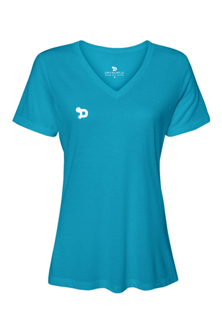 Team D Wmns Relaxed JerseySS V-Neck T-Shirt