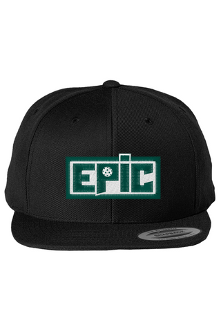 EPIC Classic Flat Bill Snapback Cap