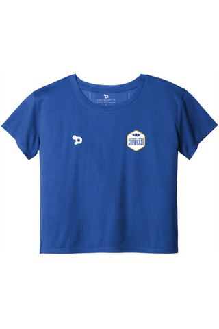 SUMMER SHOWCASE Ladies PosiCharge® Draft Crop Tee