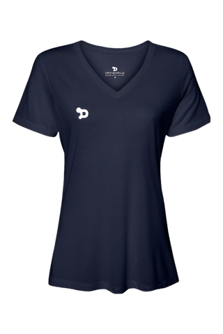 Team D Wmns Relaxed JerseySS V-Neck T-Shirt