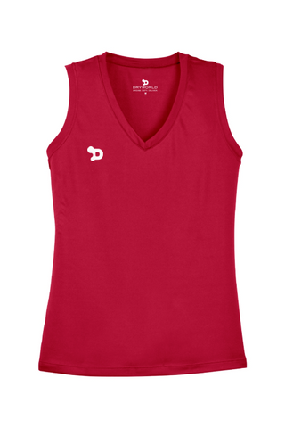 Gridiron Women Sleeveless V-Neck Tee