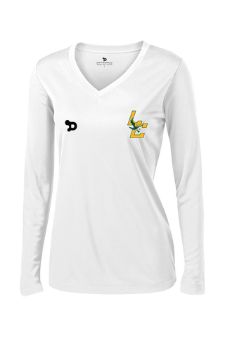 Legacy Christian Ladies PosiCharge Competitor Long Sleeve V-Neck Tee