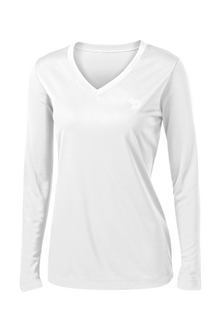 Team D Women's Long Sleeve V-Neck Tee