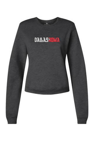 Roma FC Women's Sponge Fleece Classic Crewneck Sweatshirt