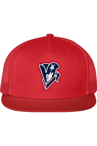 Beckman Patriots Classics Flat Bill Trucker Cap