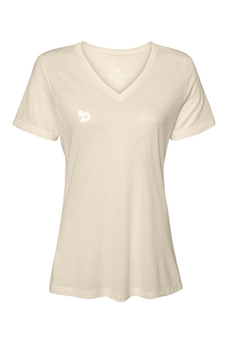 Team D Wmns Relaxed JerseySS V-Neck T-Shirt