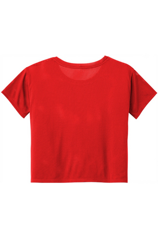 Beckman Patriots Ladies PosiCharge® Draft Crop Tee