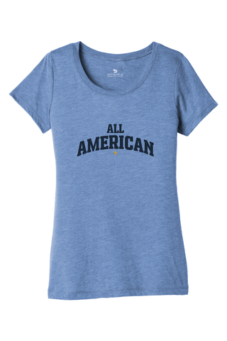 All American Women’s Triblend Short Sleeve Tee - Lifestyle Beyond The Game Edition