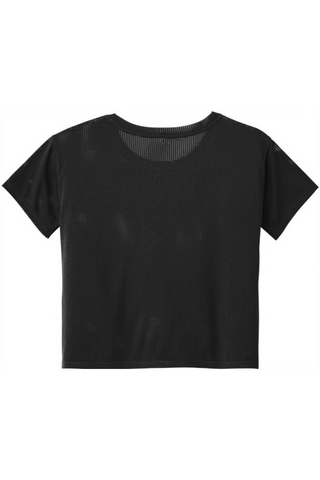 Beckman Patriots Ladies PosiCharge® Draft Crop Tee - Lifestyle Helmet Pride Edition
