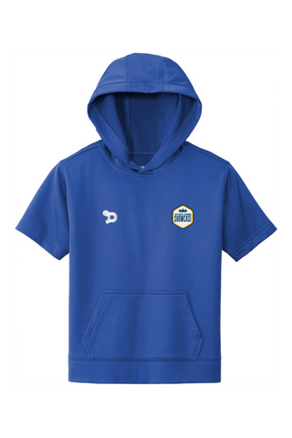 SUMMER SHOWCASE Youth Sport-Wick Fleece Short Sleeve Hooded Pullover