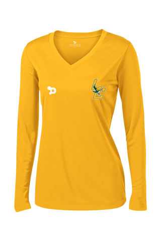 Legacy Christian Ladies PosiCharge Competitor Long Sleeve V-Neck Tee