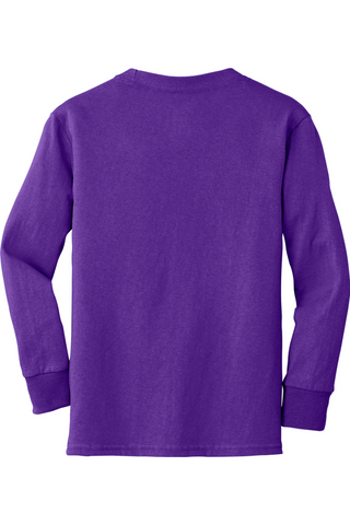 D Crewneck Cotton Long Sleeve Tee